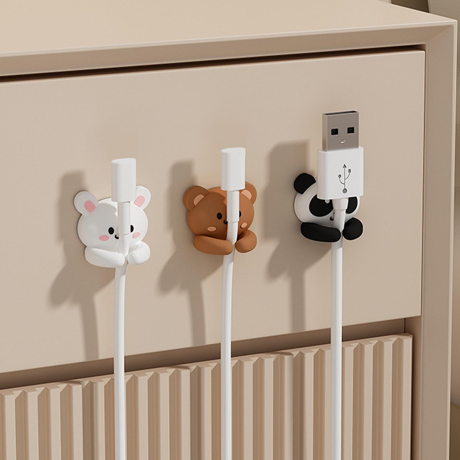Desk Cable Clip - Organizador de Cables Capibara, Clip Adhesivo