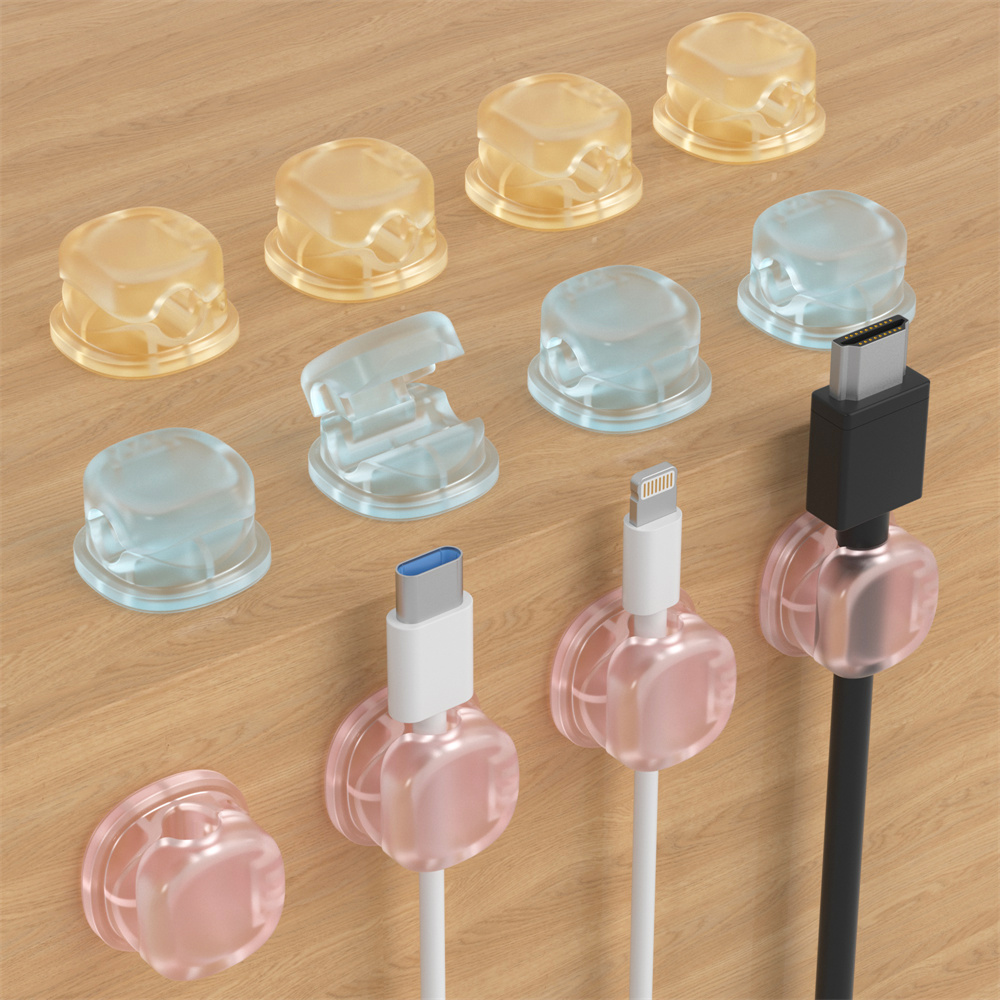 Desk Cable Clip - Organizador de Cables Magnético Transparente de