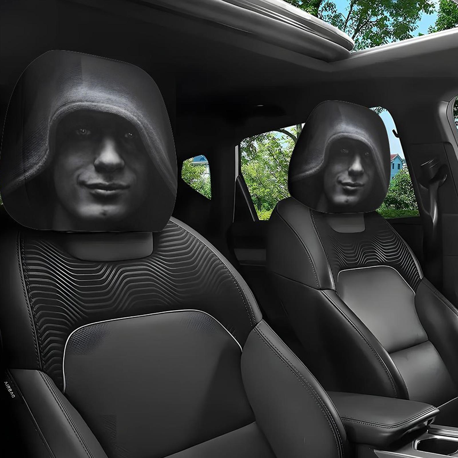 Tech Accessories For Car - Fundas Divertidas para Reposacabezas de Coche,