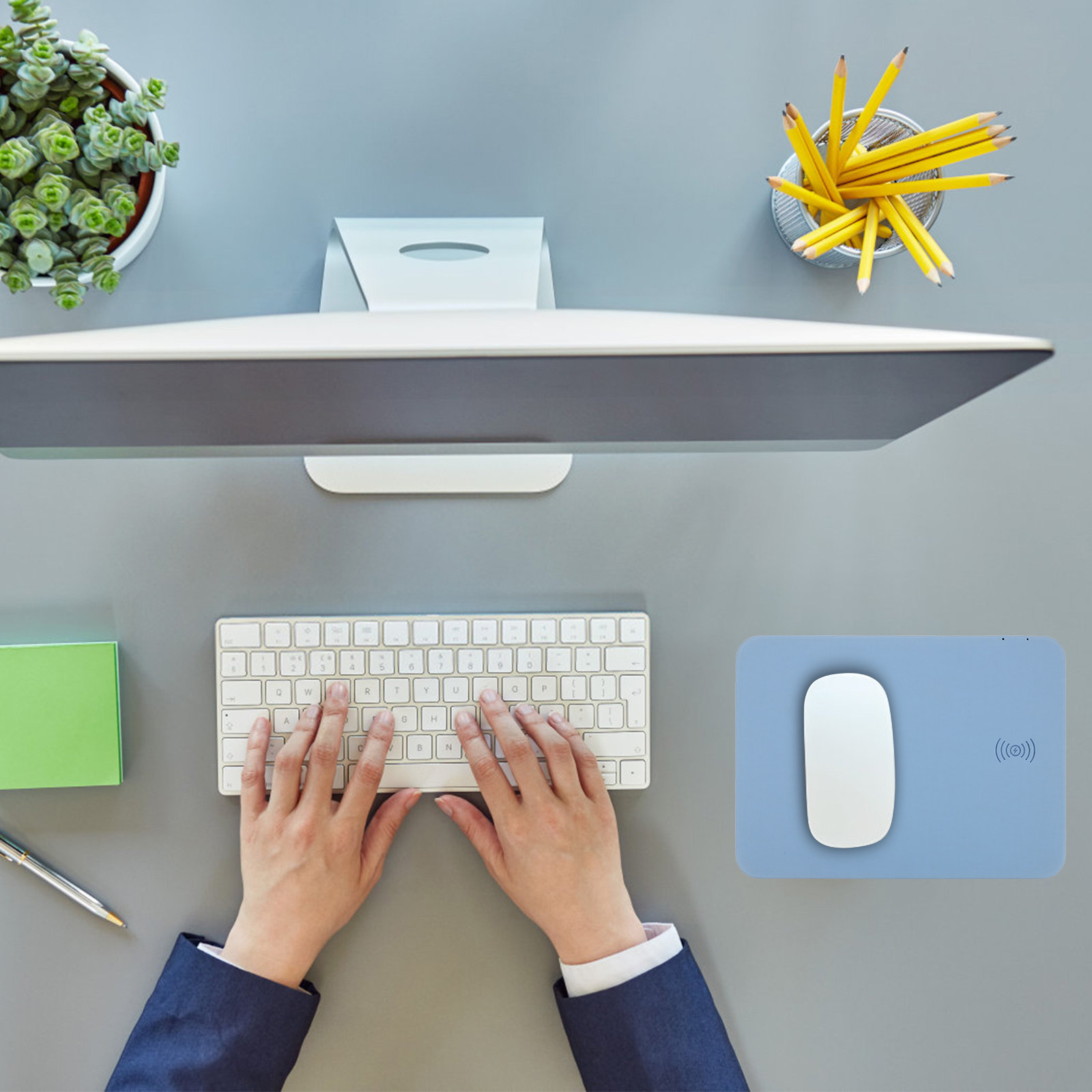 Mouse Charging Pad - Alfombrilla de Ratón con Carga Inalámbrica