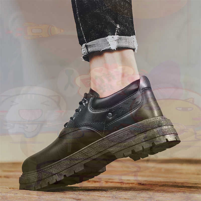 Tech Accessories Designer - Zapatillas deportivas de cuero Natural oscuro