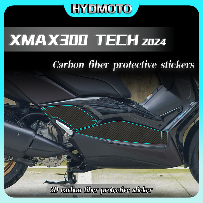 Moto Tech Accessories & Workshop - Pegatinas 3D de fibra de carbono