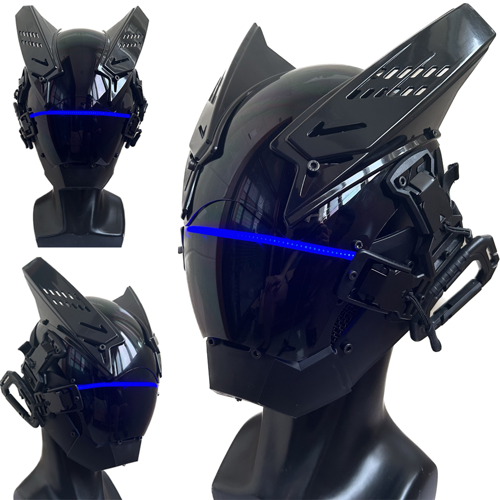 Tech Wear Accessories - Casco de máscara Cyberpunk Punk, máscara
