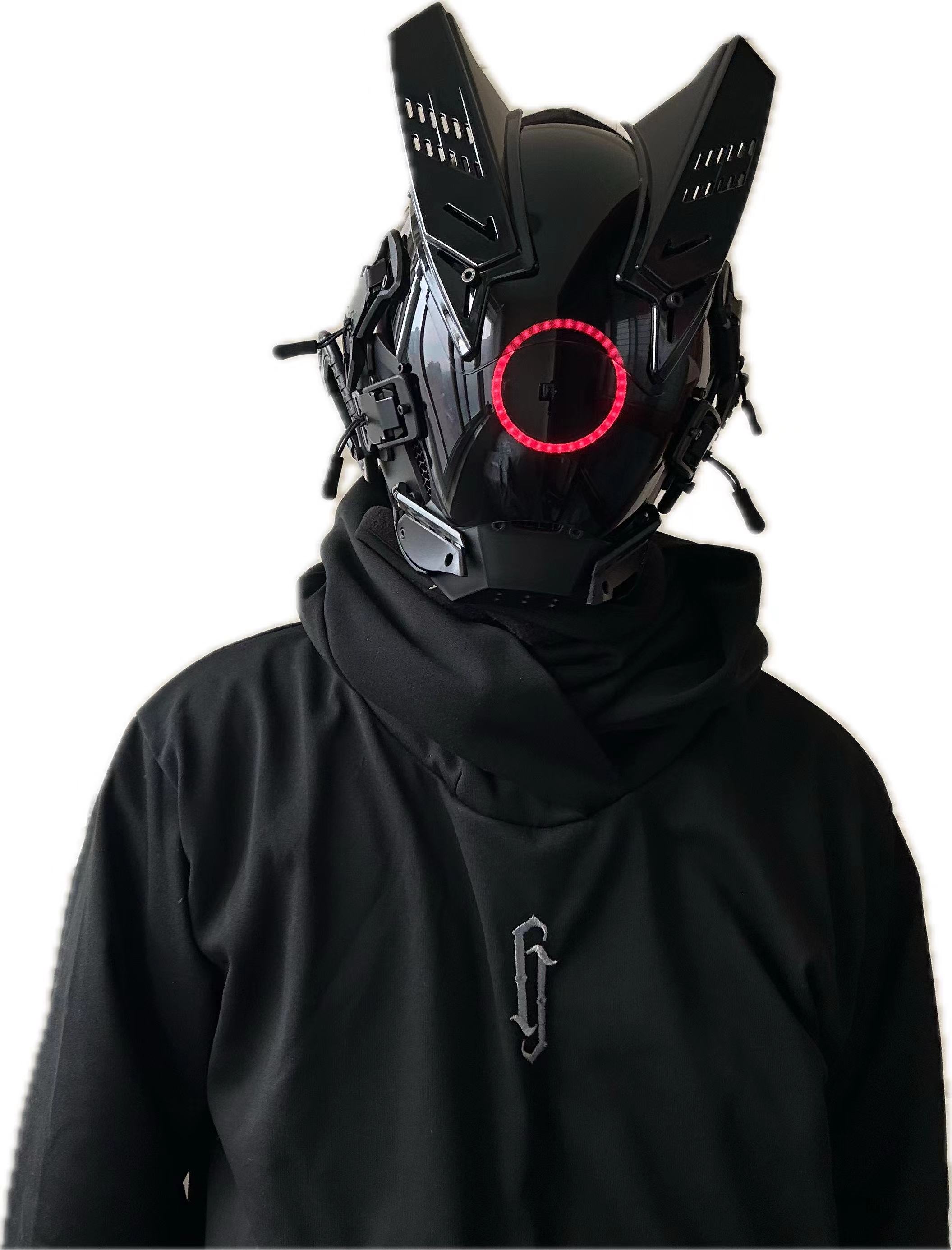 Tech Wear Accessories - Máscara LED Cyberpunk para Cosplay, para
