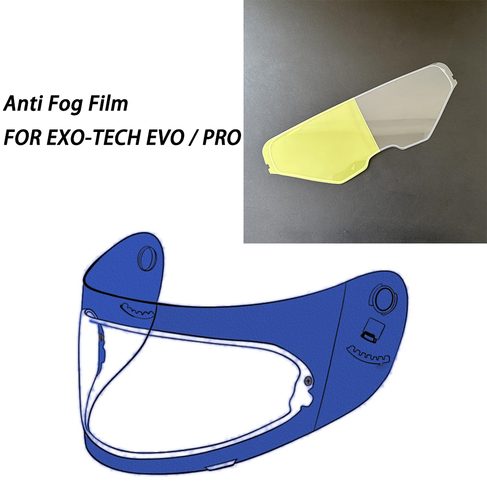 Moto Tech Accessories & Workshop - Película Antivaho para Visera de Casco,