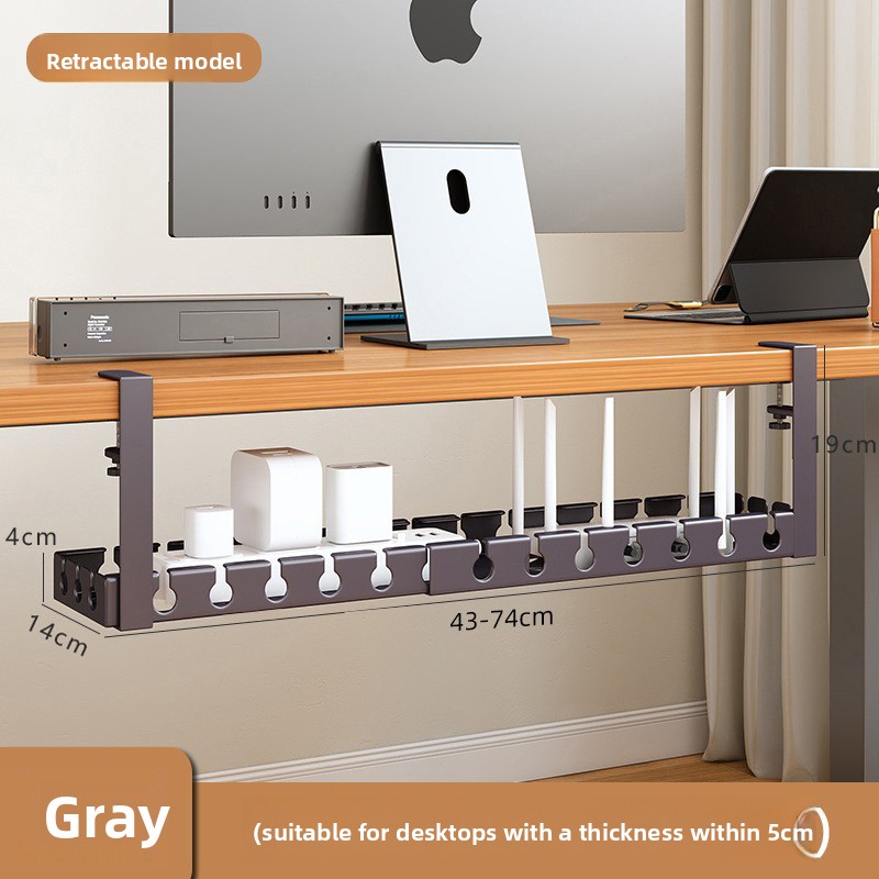 Organizador de cables metálico - Desk Cable Clip reseña y precio