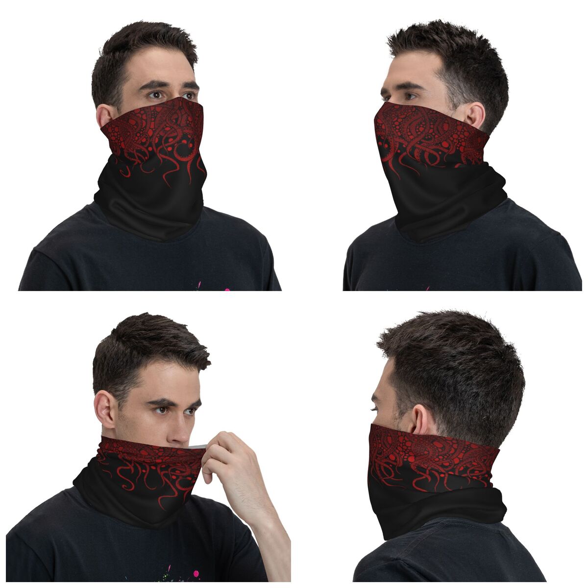 Tentáculos rojos en negro Band - Tech Wear Accessories reseña y precio