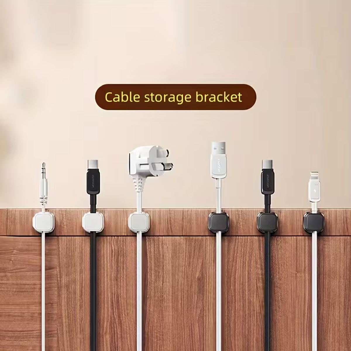 Kit organizador de cables de 1 - Desk Cable Clip reseña y precio