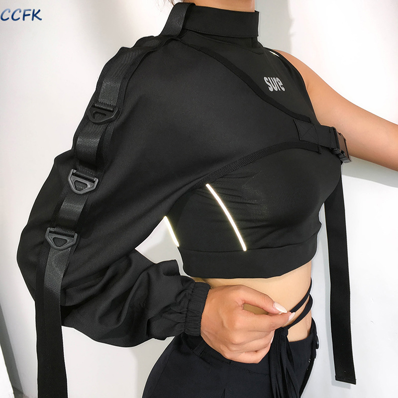 Camiseta reflectante Y2k para  - Tech Wear Accessories reseña y precio