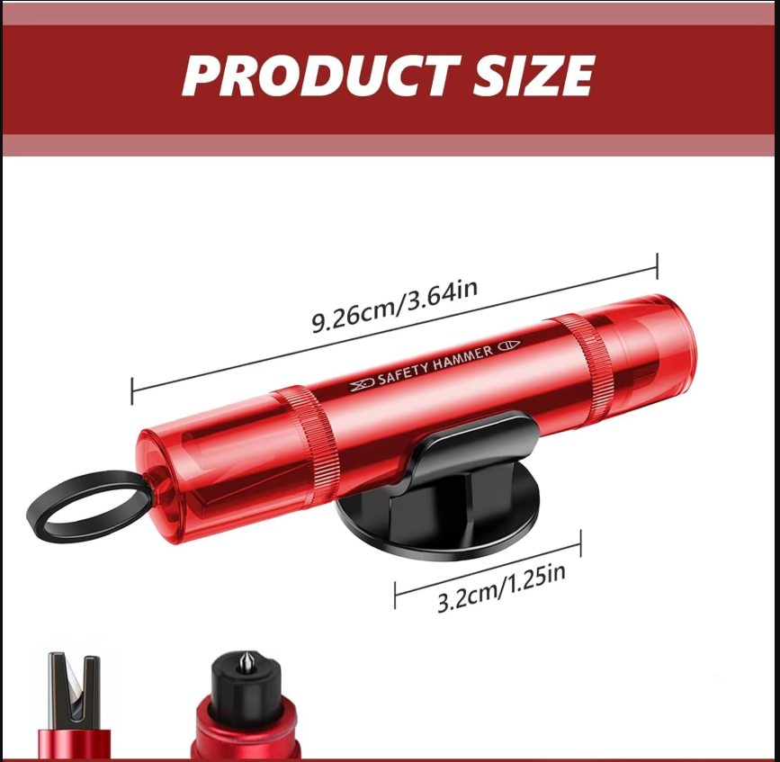 Martillo de Seguridad para Aut - Tech Accessories For Car reseña y precio