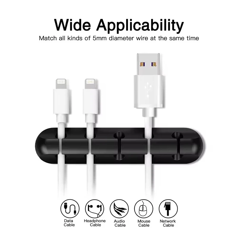 Organizador de Cables USB de S - Desk Cable Clip reseña y precio