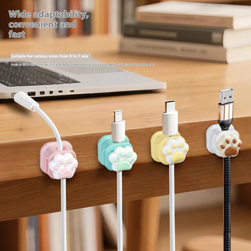 Organizadores de cables bonito - Desk Cable Clip reseña y precio
