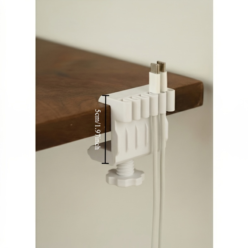 3 clips organizadores de cable - Desk Cable Clip reseña y precio