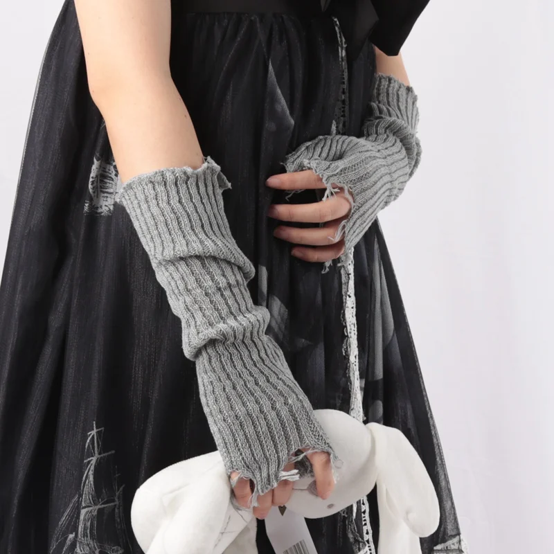 1 par de guantes Punk rotos Un - Tech Wear Accessories reseña y precio