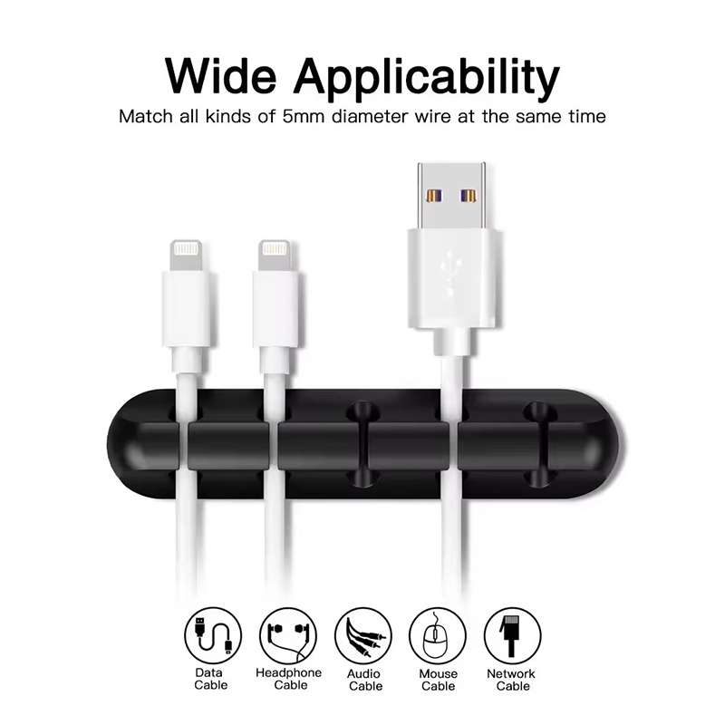 Organizador de Cables USB de S - Desk Cable Clip reseña y precio