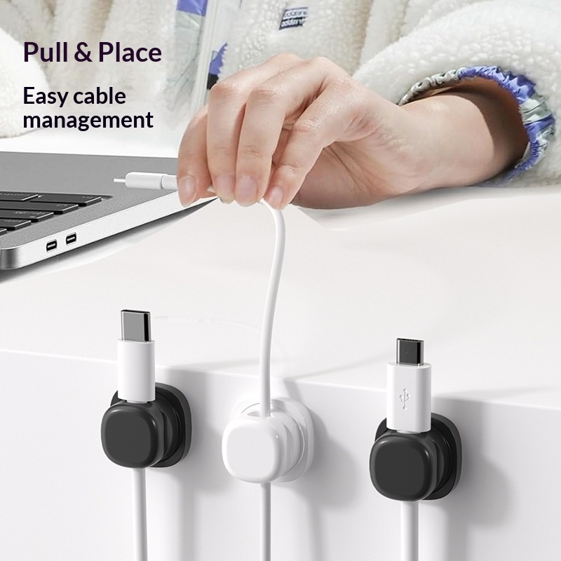 Organizador de Cables Giratori - Desk Cable Clip reseña y precio