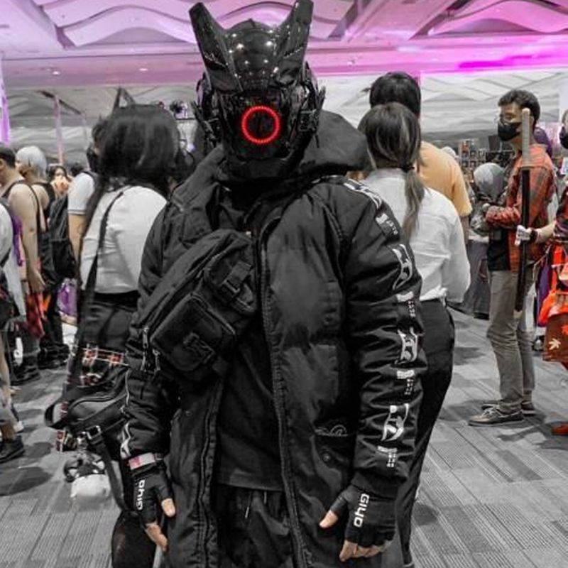 Máscara LED Cyberpunk para Cos - Tech Wear Accessories reseña y precio