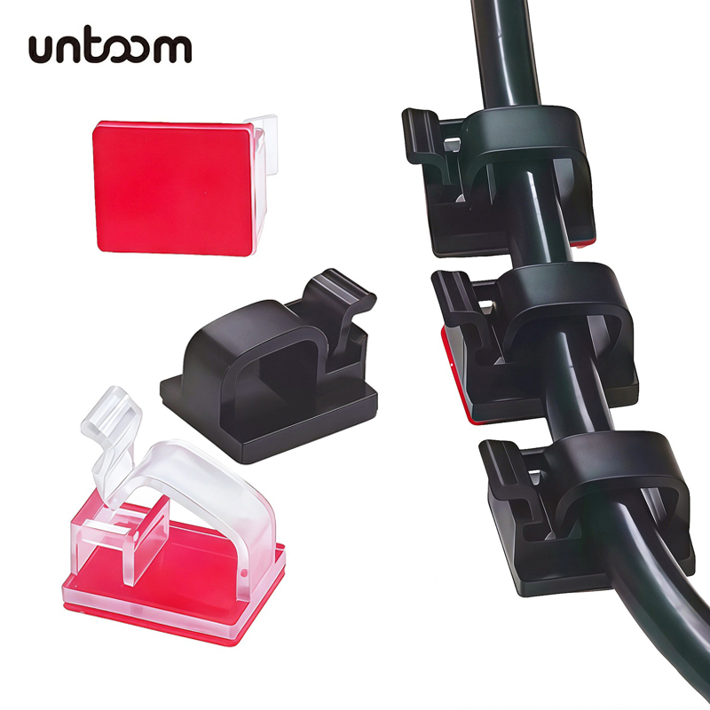 20 Clips Adhesivos para Cables - Desk Cable Clip reseña y precio