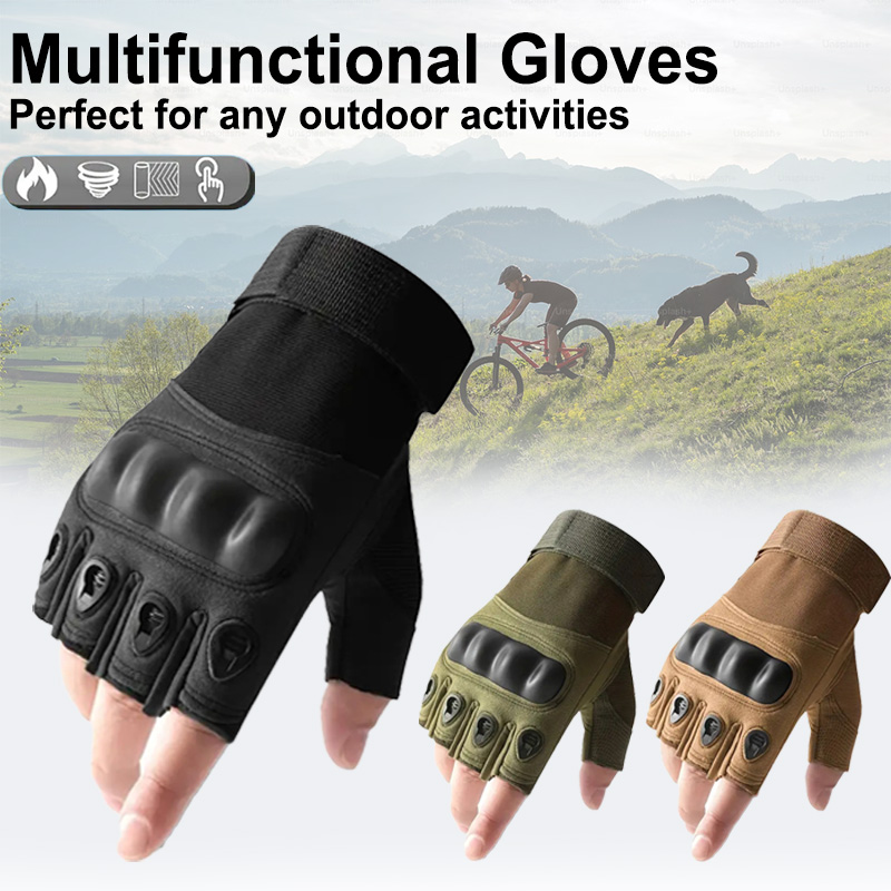 1 par de guantes tácticos sin  - Tech Wear Accessories reseña y precio