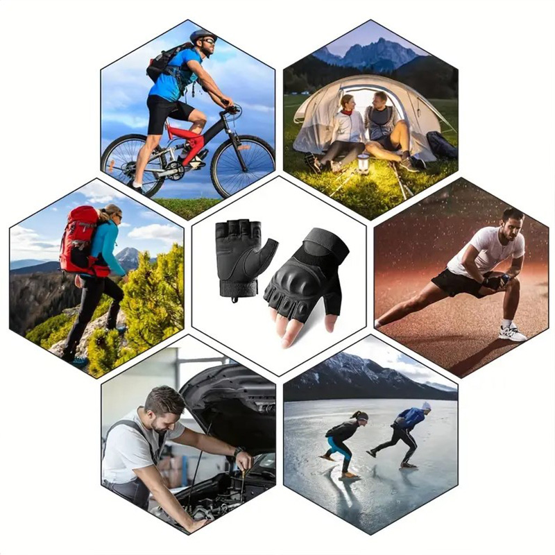 1 par de guantes tácticos sin  - Tech Wear Accessories reseña y precio