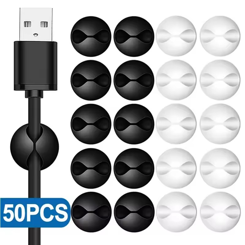 Clips para cables de escritori - Desk Cable Clip reseña y precio
