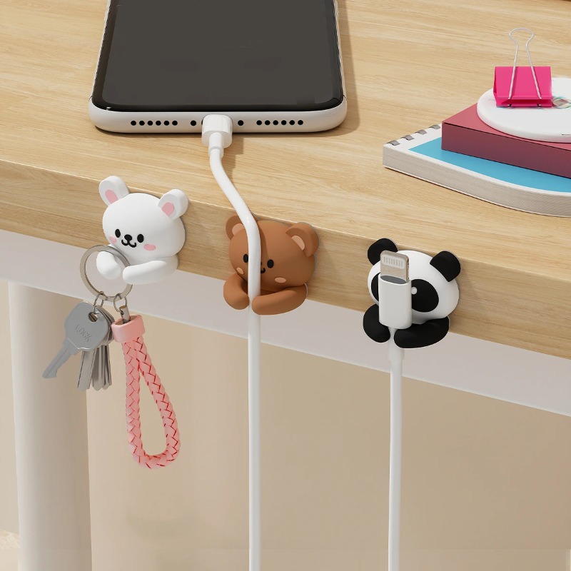 WORTHBUY lindo soporte organiz - Desk Cable Clip reseña y precio